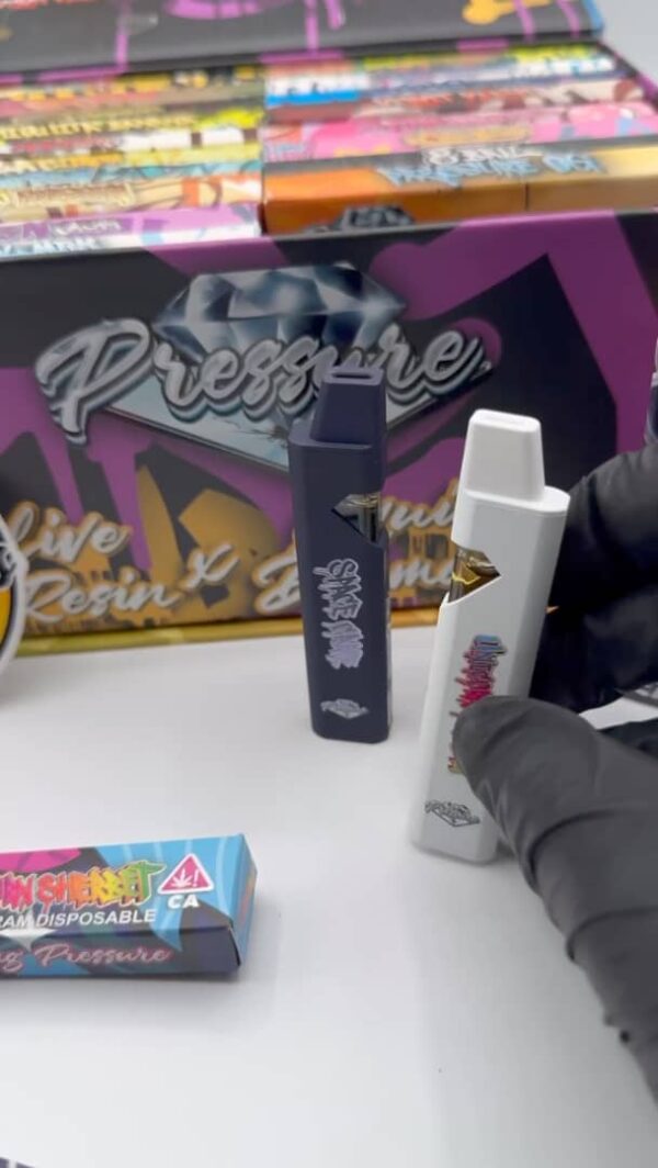 Pressure disposable vape